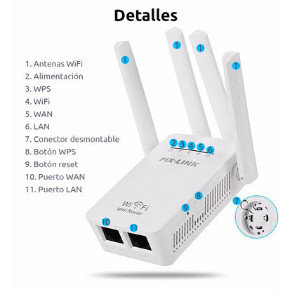 Router Repetidor UltraLink 5G 300M - [¡récord internacional de ventas!]